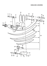 5497024-Bush (ii), rubber (non-extension)