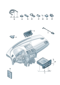 8U2035182D-Control unit, for information Electrical unit RMC  D-10.07.2017