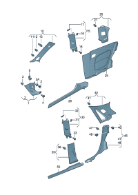 8X1863484A4PK-Ornament, a pillar (ghost (black))