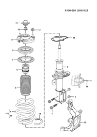 23608290-Shock absorber assy-fr