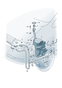 7M3955104-HEADLIGHT WASHING JET LH