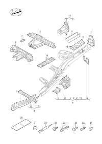 7P0802091A-Plate, deck: