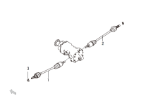 2403100AKY01B-Shaft assy, drive, rear lh