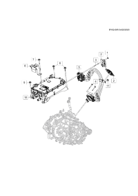24043918-Module, drive motor power inverter (w/w 2nd microprocessor) (S99 BPIM) (mark 24043918)