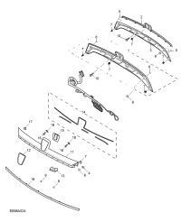 24102181-Trim assy-rr licence