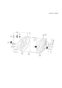 24113640-Seal, variable high speed clutch oil bracket