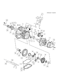 24105658-Case, transmission (incl. 2-4,38,43-45)