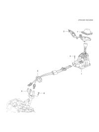 24108106-Manual transmission control (with shift mode) (1st design see 24105490) (use after 20140430) (replac