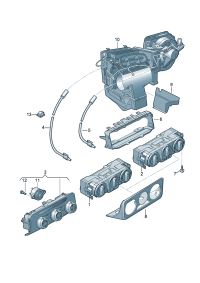 8X0820045A-Fresh air and heating Adjuster