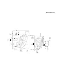 24114606-Seal, variable high speed clutch oil bracket