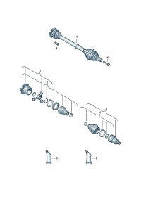 4KC407271-Band f joint Shaft, half swing