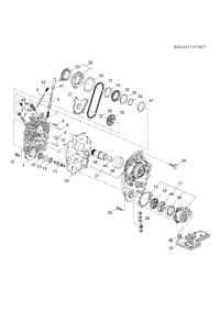24279570-Oil pump (24289056*24279570) (incl. 2-17,20-22,41-46)