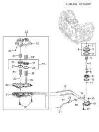 24207722-Cap, 2-1 manual servo (with seal)