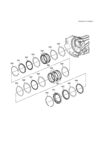 24271698-Piston, 1-2-7-8 reverse clutch (AC-DELCO #24271698)