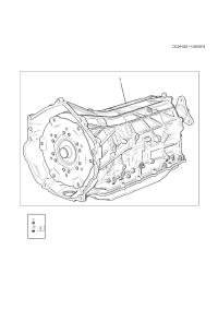 24284121-Automatic transmission (10R80 two wheel drive, AW MHS-80, 2nd generation, electronic transmission se