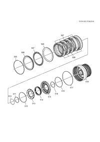 24273216-Plate, 2-3-4-5-7-9-10 clutch