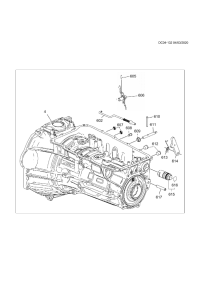 24288402-Seal, manual shift shaft (4 parts) (* package 1)