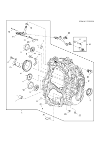 24279997-Switch assy-ata manual shift shaft