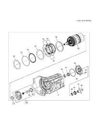 24297085-Flange, propeller shaft transmission