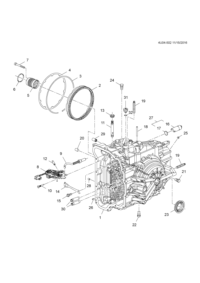 24287657-Housing assy (full SD)) (incl. 2-15,18,20-23,25-29) (see 4U04-509-7, 15 for more details)