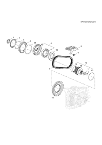 24286470-Sprocket ((42 T)) (incl. 6,16) (1.00 T) (w/bearing)