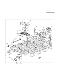 24289996-Connector, high battery manual disconnect