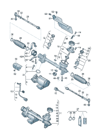 1KD423051AB-Strg rack & tie rod