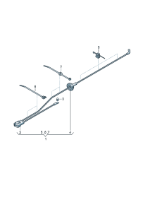 8R1971111-Harness, for electronic control Booster-power steering