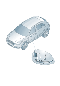 8K0949101-Turn signal Location for common use: Note OT-instructions: