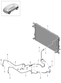 8R0317825P-PIPE-HEAT EXCH/PORCAYENNE/TOUR