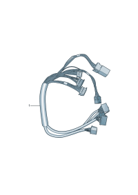 1GD971063C-Wiring harness Switch, steering  F 1G-1-087 736