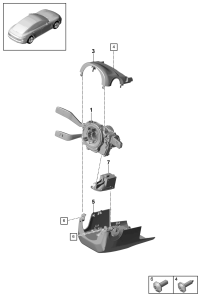 971953519B-Switch, for steering column Adjuster