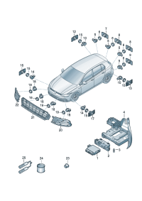 5H0919492-BRACKET-ANTISKID SENSOR