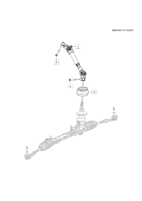 26694494-Shaft, center steering