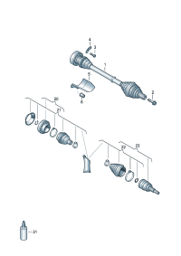 5Q0407272BL-Band f joint Shaft, half swing  D  -18.09.2017