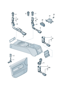 7L6907155-Inverter Complete: Socket