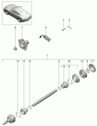 98133202450-Shaft, half swing Deprecated parts