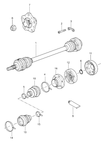 98733202465-Shaft, half swing