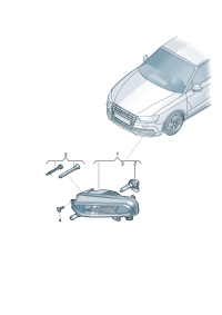 8V0941699B-Halogen fog lamp