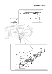 24568399-SWITCH,HAZARD WARNING LAMP