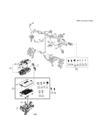 26310906-Bracket, engine wiring fuse box (UEC bracket)