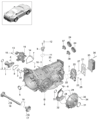 99130310501-PORSCHE CAYENNE WATR RSVR CVR