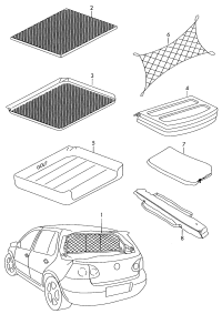 1K0061170-Plastic tray