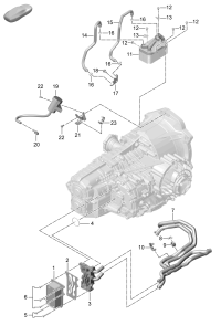 9P1301185A-Seal ring Pipe, oil Heat exchang