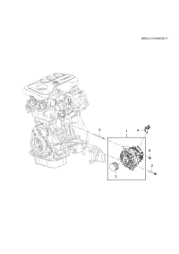 26291601-Alternator (for front service 2019-01-14) (incl. 3)