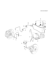 26201716-Pipe, fr. brake (incl. 6)