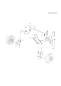 26254304-Hose assy-fr brake