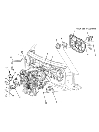 25806500-Bracket, vacuum pump (AC-DELCO #25806500)