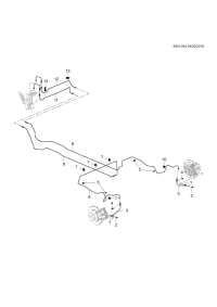 26687013-Tube (D183NM S15-21NM), rr brake (incl 5,7)