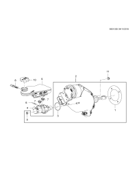 26344507-Master cylinder (w/brake booster and epc) (smart booster assy, w/reservoir & pump) (incl. 2,4, 6-10)